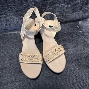 Charleston Shoe Co. Dewberry Wedge Sandals, never worn